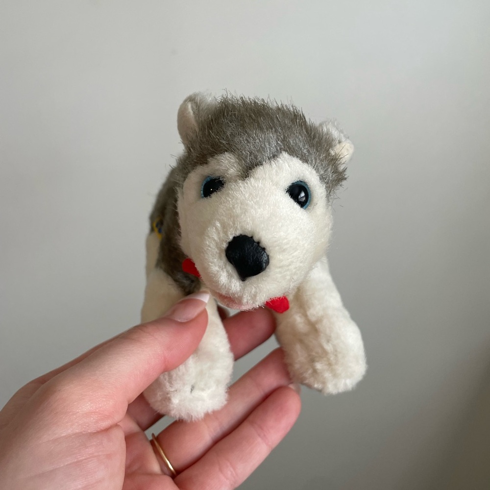 Plush Husky Dog Toy BUILD A BEAR